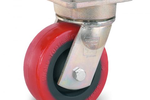 Stabilization castor for electric pallet truck 150mmX50mm from polyurethane with ball bearings for machines Jungheinrich,Steinbock