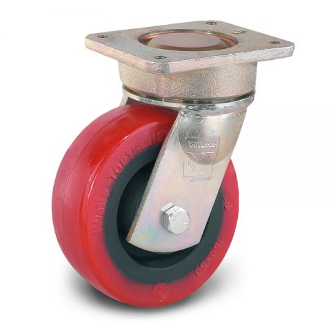 Stabilization castor for electric pallet truck 150mmX50mm from polyurethane with ball bearings for machines Jungheinrich,Steinbock