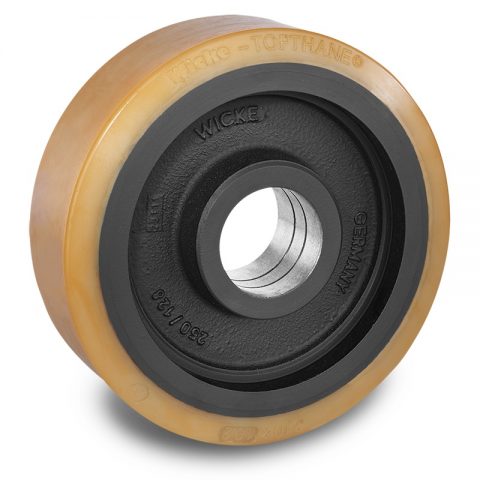 Load wheel for electric pallet truck 300mm from polyurethane for machines Still-Wagner