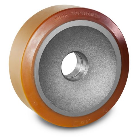 Load wheel for electric pallet truck 350mm from polyurethane for machines Hyster/Yale