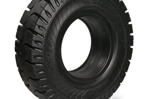 Solid tire for electric pallet truck, dimension 23X9-10 rim width 6.50