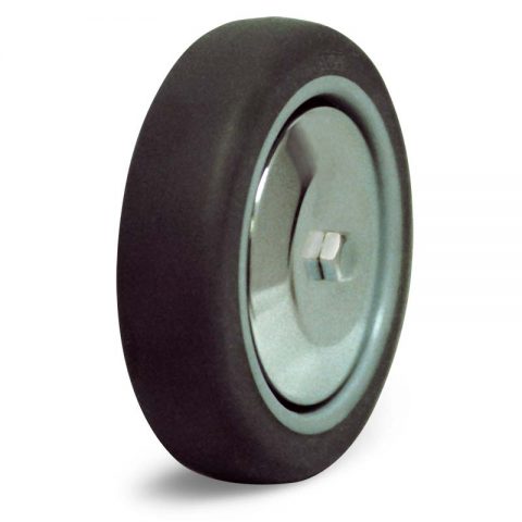 Wheel 100mm from polyurethane with double ball bearings