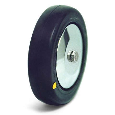Wheel 100mm from conductive polyurethane with double ball bearings