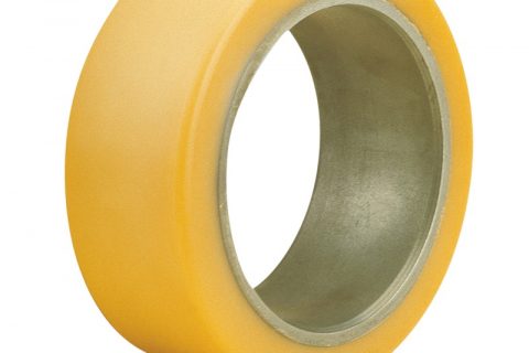 Polyurethane steel band for electric pallet truck 160mm