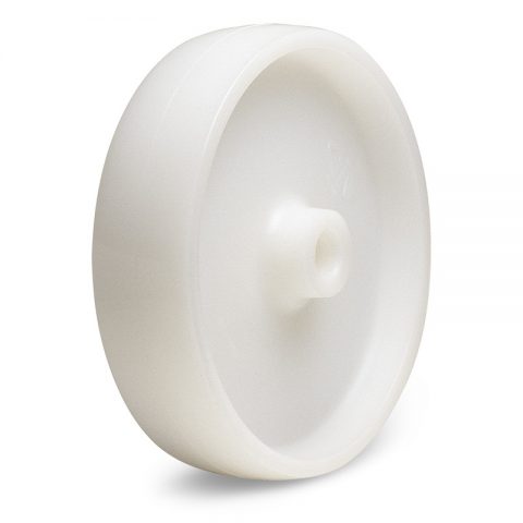 Loose wheels for trolleys.Polyamide and roller bearing