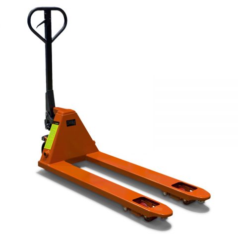 Hand pallet truck with load capacity of 2 tones and 2,5 tones